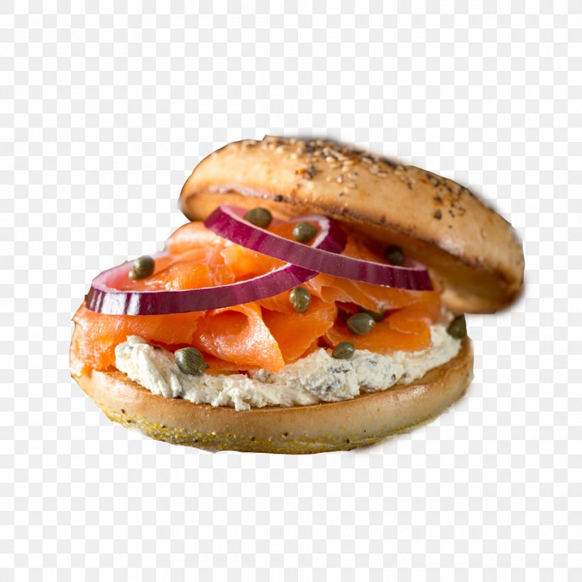 Bagel And Cream Cheese Lox Smoked Salmon Toast, PNG, 960x960px, Bagel, American Food, Appetizer, Bagel And Cream Cheese, Breakfast Sandwich Download Free