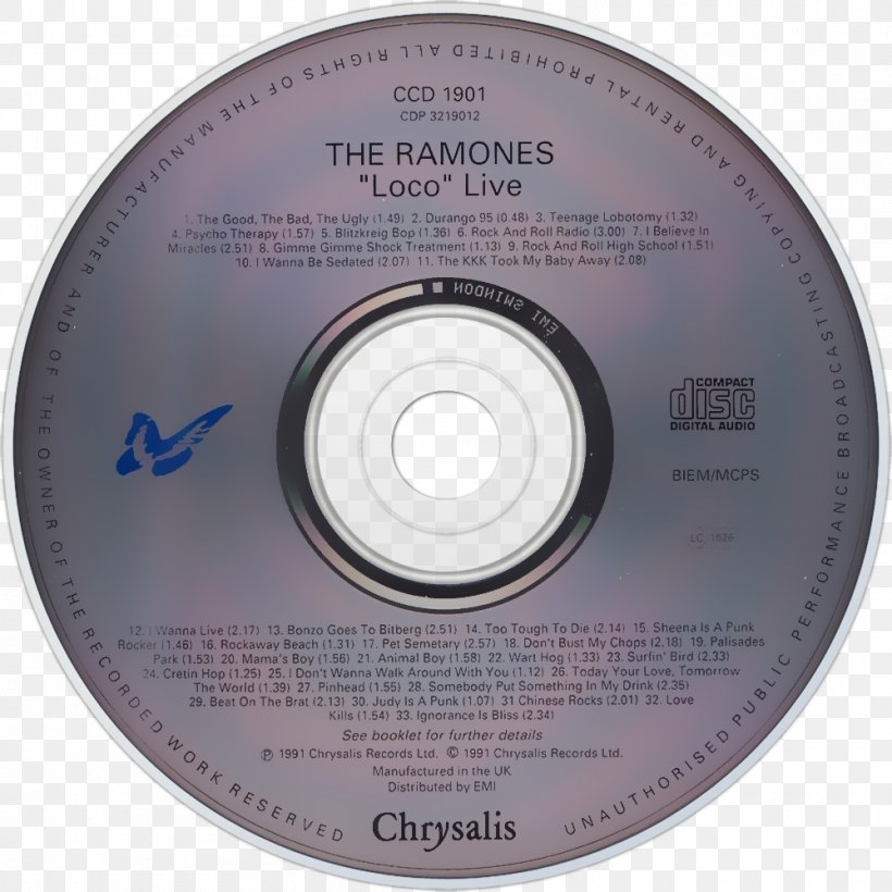Compact Disc Ramones Paranoid Album War Pigs, PNG, 1000x1000px, Compact Disc, Album, Data Storage Device, Dvd, Label Download Free