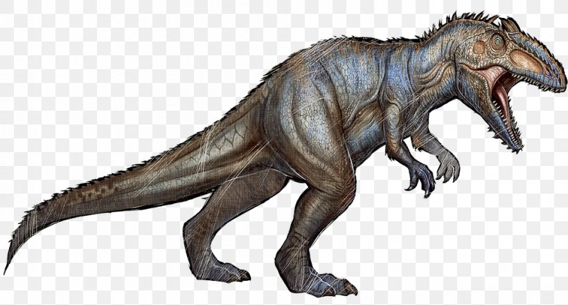 Giganotosaurus ARK: Survival Evolved Spinosaurus Tyrannosaurus Allosaurus, PNG, 1008x543px, Giganotosaurus, Allosaurus, Animal Figure, Apex Predator, Ark Survival Evolved Download Free