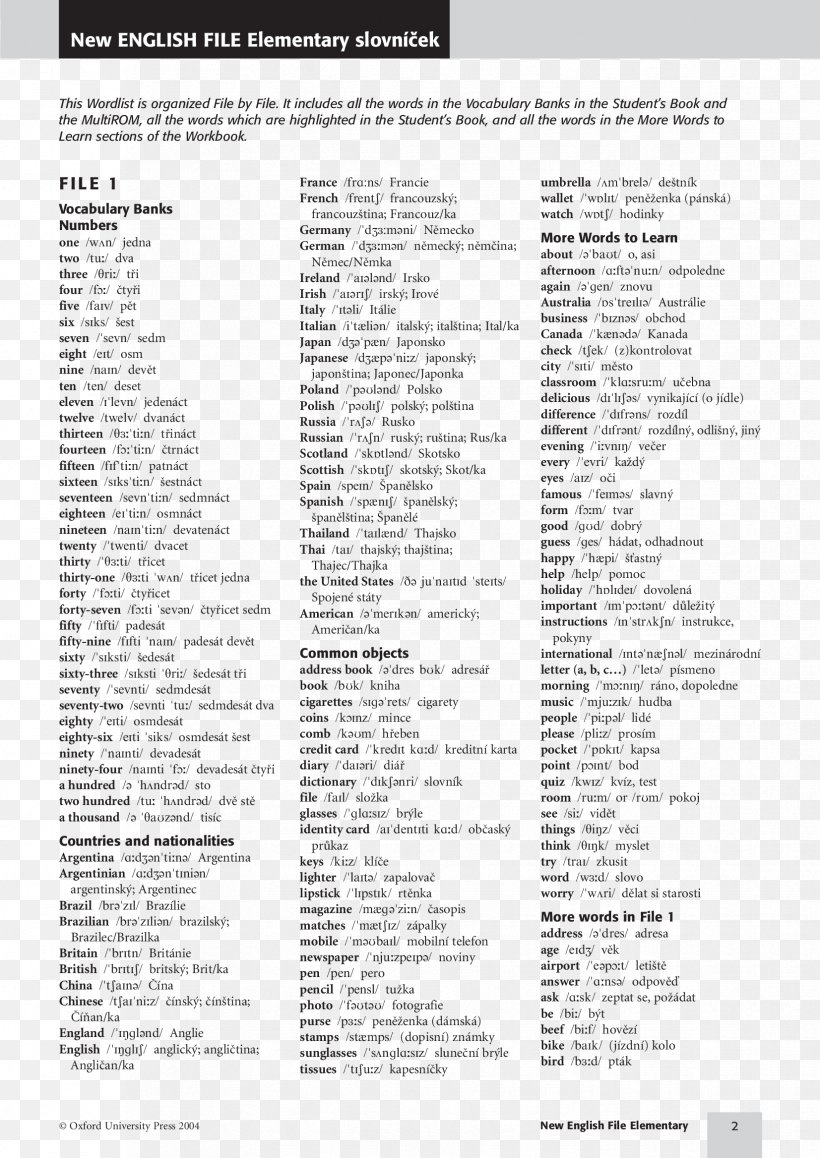 English File Speakout Elementary Elementary Vocabulary Insight Upper Intermediate Workbook, PNG, 1653x2336px, English File, Area, Black And White, Dictionary, Document Download Free