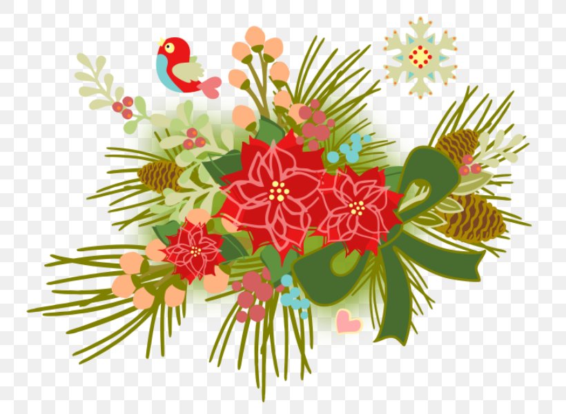 Floral Design Cut Flowers, PNG, 770x600px, Floral Design, Art, Branch, Christmas, Christmas Decoration Download Free