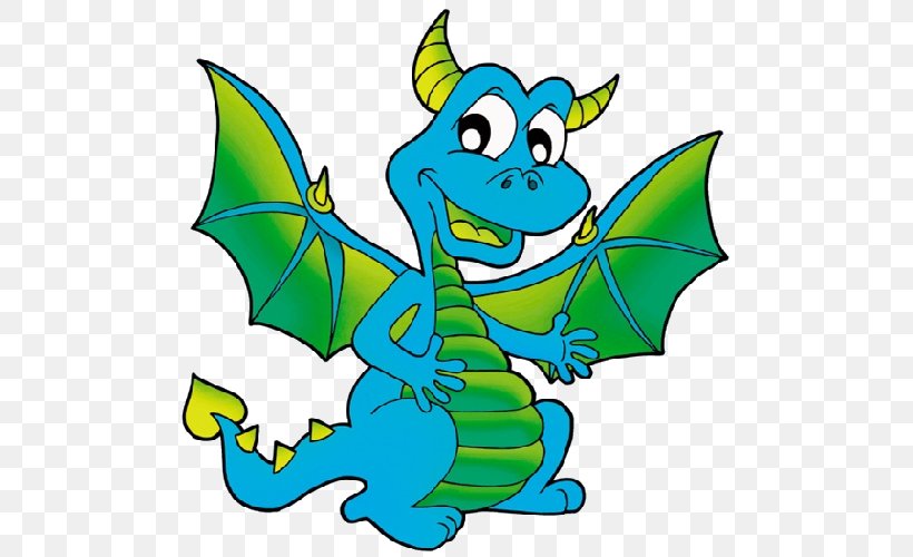 Cartoon Dragon Clip Art, PNG, 500x500px, Cartoon, Artwork, Dragon, Fantasy, Fictional Character Download Free