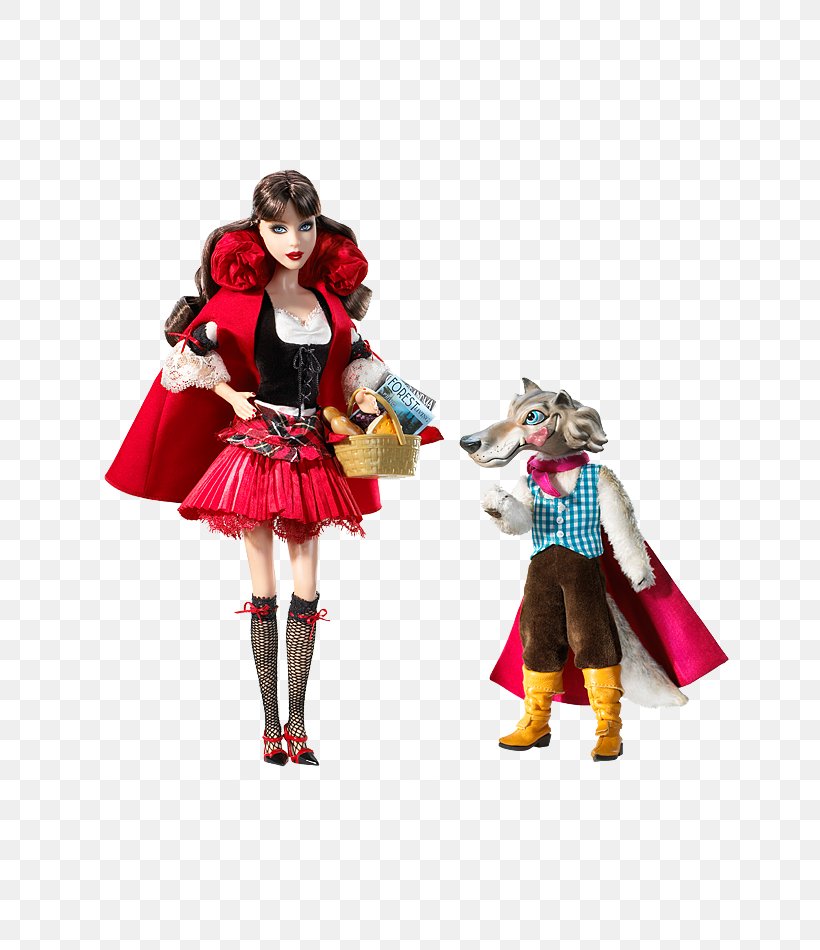 Little Red Riding Hood And The Wolf Barbie Giftset Ken Big Bad Wolf, PNG, 640x950px, Little Red Riding Hood, Barbie, Big Bad Wolf, Bratz, Costume Download Free