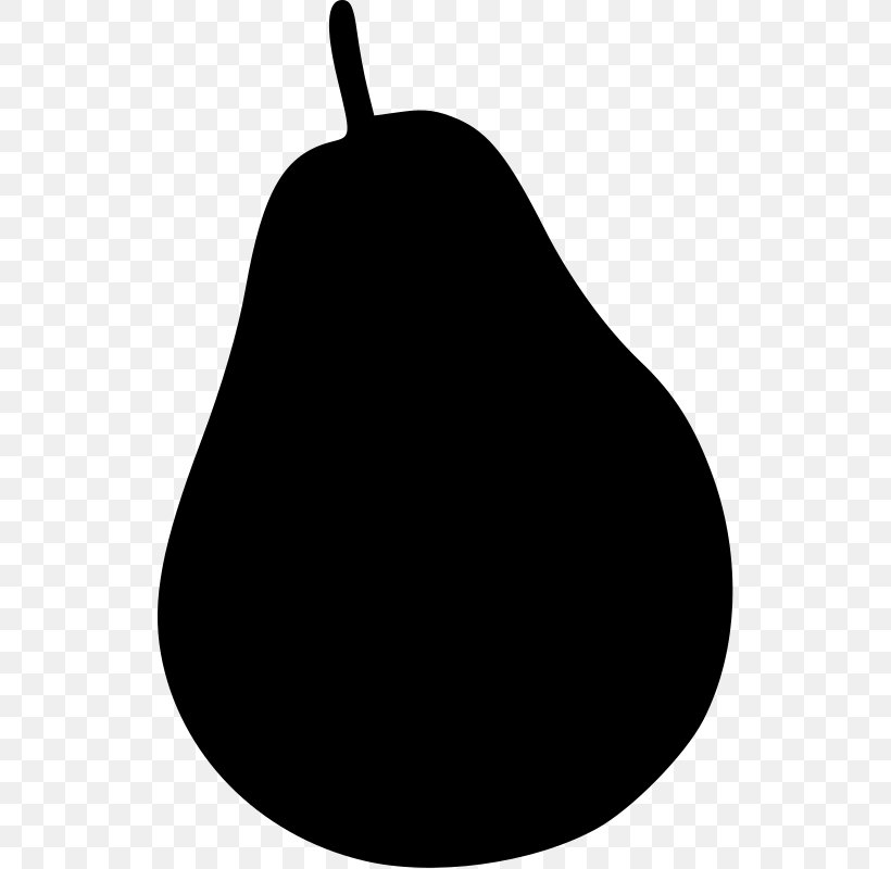 Black Worcester Pear Silhouette Clip Art, PNG, 533x800px, Pear, Black, Black And White, Black Worcester Pear, Fruit Download Free