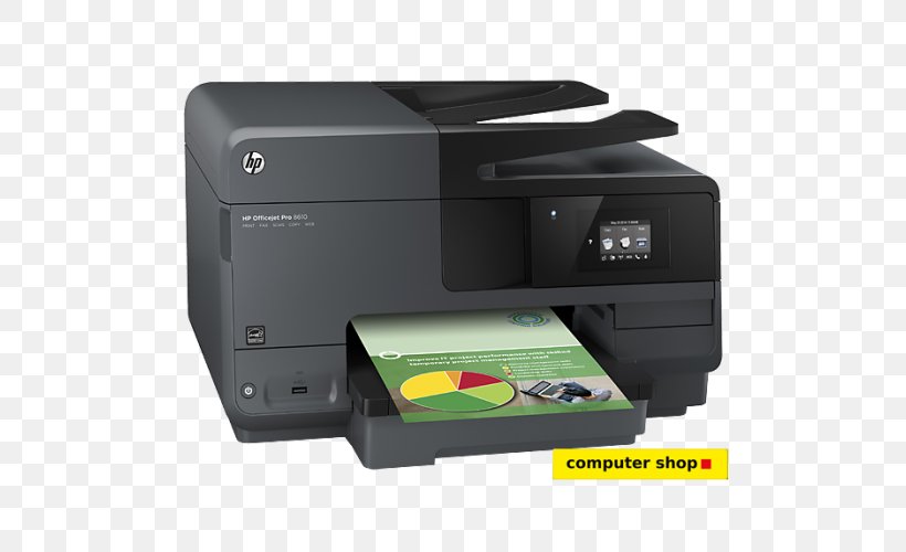 Hewlett-Packard Multi-function Printer HP Officejet Pro 8610, PNG, 500x500px, Hewlettpackard, Electronic Device, Fax, Hp Laserjet, Hp Officejet Pro 8610 Download Free