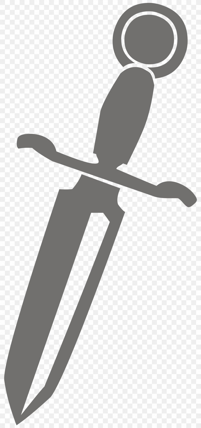Knife Dagger Clip Art, PNG, 2000x4242px, Knife, Black And White, Dagger, Drawing, Hanwei Download Free