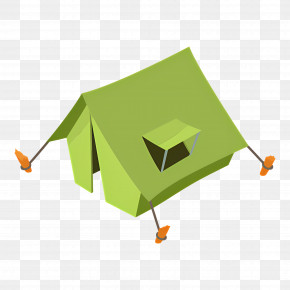 Camping Tent - Green Camping Tent PNG
