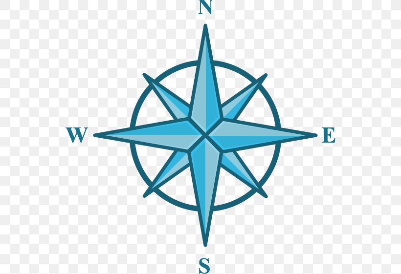 North Compass Rose Clip Art, PNG, 552x561px, North, Area, Blue, Compass, Compass Rose Download Free