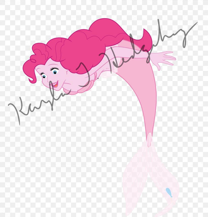 Pinkie Pie My Little Pony: Equestria Girls DeviantArt Mermaid, PNG, 1207x1262px, Watercolor, Cartoon, Flower, Frame, Heart Download Free