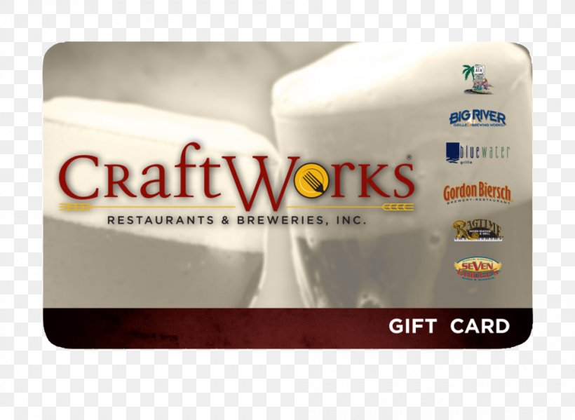 Gordon Biersch Brewing Company CraftWorks Restaurants & Breweries Gift Card Brand, PNG, 1000x731px, 2018, Gordon Biersch Brewing Company, Amazoncom, Brand, Credit Card Download Free