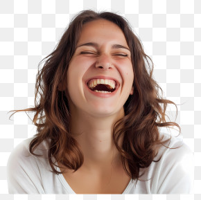 Laughing Woman - Laughing Woman With Joyful Expression PNG