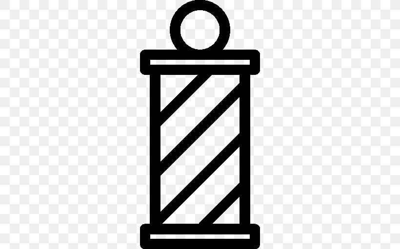 Barber's Pole Computer Icons Barber Chair Barbershop, PNG, 512x512px, Barber, Barber Chair, Barbershop, Beard, Black And White Download Free