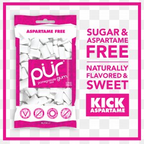 Chewing Gum - Chewing Gum Peppermint PÃœR Gum Sugar Substitute PNG