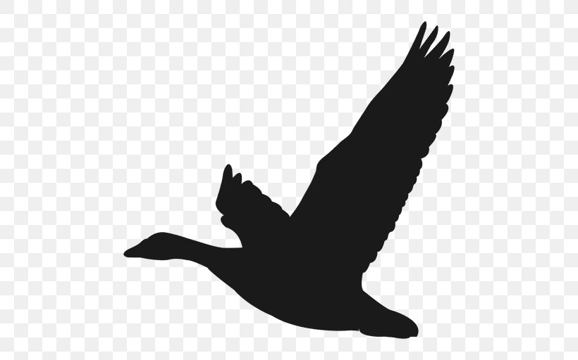 Duck Goose Bird Clip Art, PNG, 512x512px, Duck, Beak, Bird, Black And White, Ducks Geese And Swans Download Free