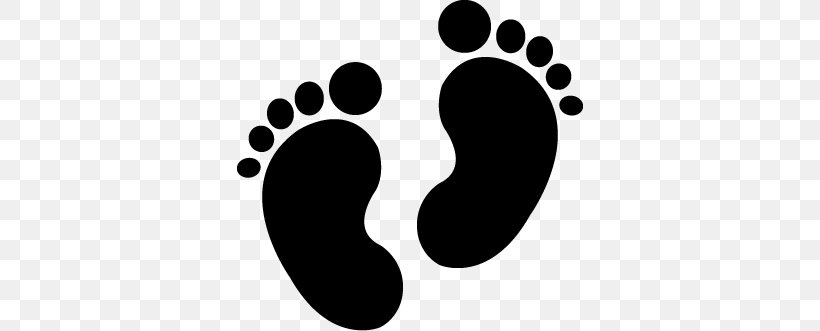 Footprint Silhouette Clip Art, PNG, 374x331px, Footprint, Birth, Black, Black And White, Child Download Free