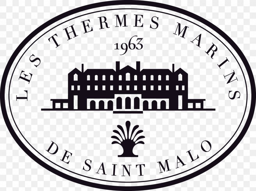 Les Thermes Marins De Saint-Malo Le Grand Hôtel Des Thermes Thalassotherapy Hotel Spa, PNG, 1500x1121px, Thalassotherapy, Area, Black And White, Brand, Clock Download Free