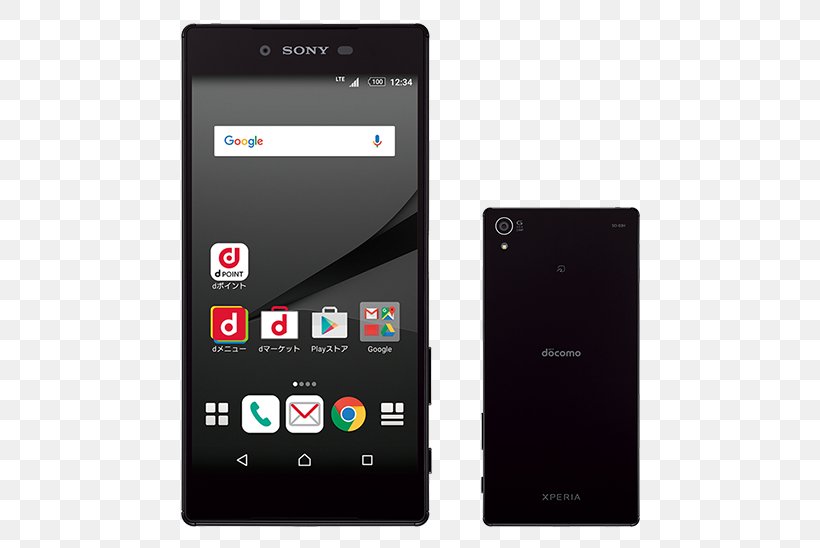 Sony Xperia Z5 Premium SO-01H 白ロム NTT DoCoMo, PNG, 596x548px, Sony Xperia Z5, Cellular Network, Communication Device, Electronic Device, Feature Phone Download Free