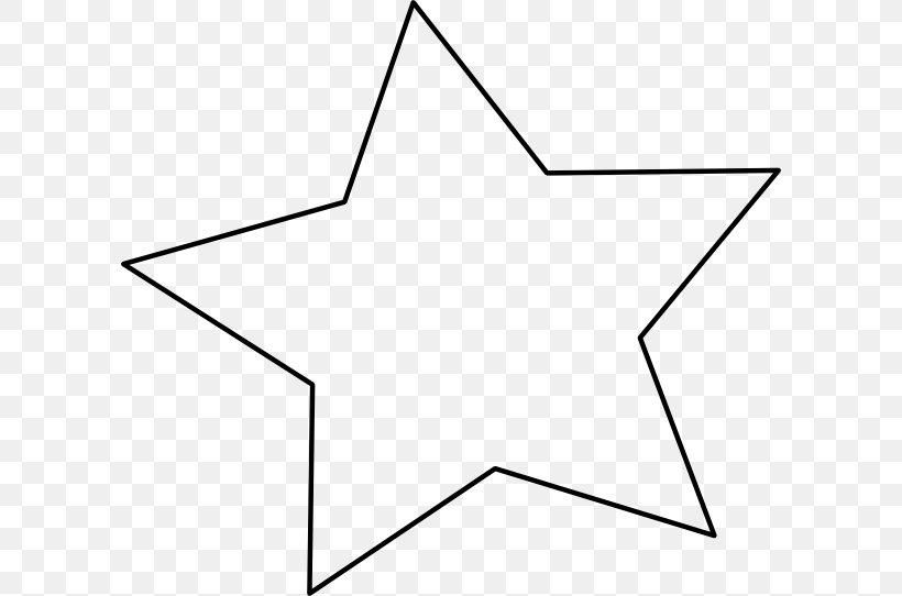 Star Black And White Clip Art, PNG, 600x542px, Star, Area, Art, Black, Black And White Download Free