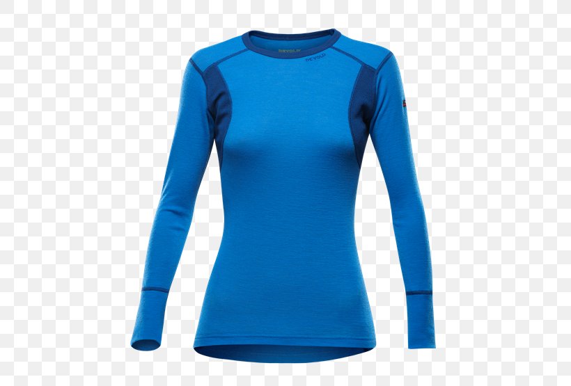 T-shirt Hiking O.A. Devolds Sønner Long Underwear Merino, PNG, 555x555px, Tshirt, Active Shirt, Blue, Cobalt Blue, Costume Download Free