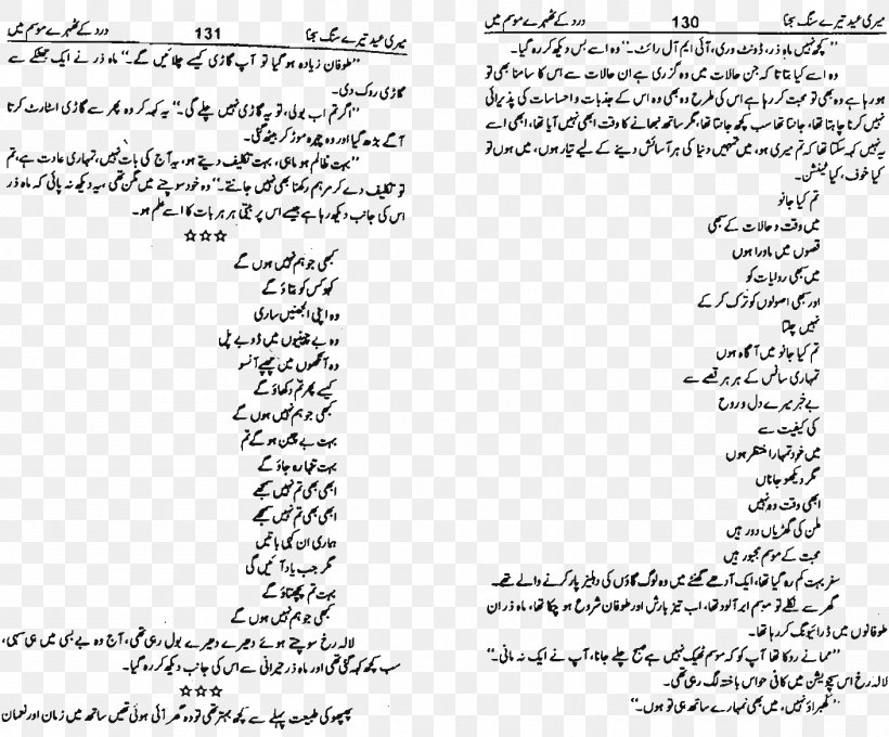 Urdu Book Romance Film Novel Document, PNG, 1409x1170px, Urdu, Area, Black And White, Book, Calligraphy Download Free
