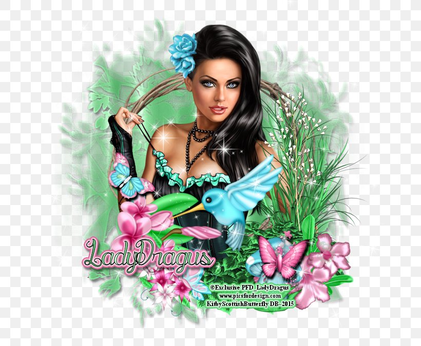 Desktop Wallpaper Black Hair Computer Photomontage Wallpaper, PNG, 675x675px, Black Hair, Computer, Flower, Green, Hair Download Free