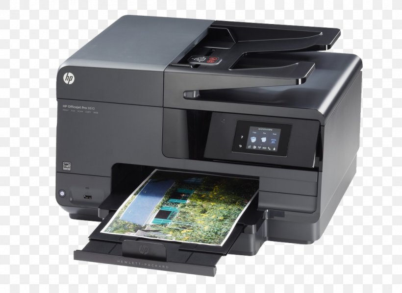 Hewlett-Packard Multi-function Printer Officejet Inkjet Printing, PNG, 1053x768px, Hewlettpackard, Automatic Document Feeder, Continuous Ink System, Electronic Device, Electronics Download Free