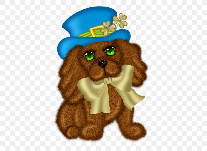 Puppy Dog Saint Patrick's Day Clip Art, PNG, 600x600px, Puppy, Carnivoran, Cartoon, Character, Christmas Download Free