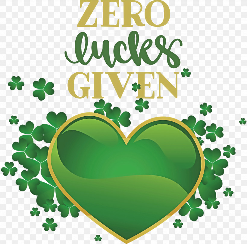 Zero Lucks Given Lucky Saint Patrick, PNG, 3000x2973px,  Download Free
