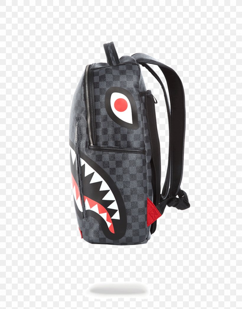 Shark Backpack Sprayground Mini Bag Zipper, PNG, 940x1200px, Shark, Backpack, Bag, Black, Check Download Free
