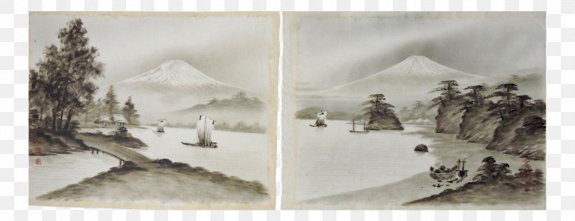 Watercolor Painting Mount Fuji Silk Painting Art, PNG, 1689x651px, Watercolor Painting, Art, Artist, Artwork, Blizzard Download Free