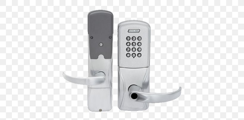 Electronic Lock Window Schlage Door, PNG, 650x406px, Lock, Bored Cylindrical Lock, Cabinetry, Door, Door Furniture Download Free