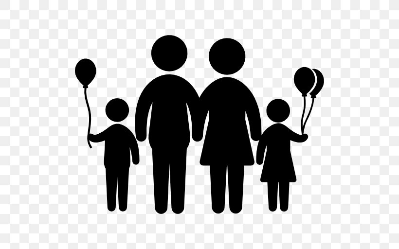 Family Silhouette, PNG, 512x512px, Family, Black And White, Brand, Business, Communication Download Free