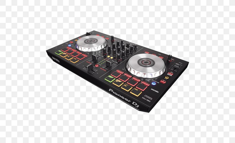 Pioneer DDJ-SB2 DJ Controller Pioneer DJ Disc Jockey DJ Mixer, PNG, 500x500px, Watercolor, Cartoon, Flower, Frame, Heart Download Free