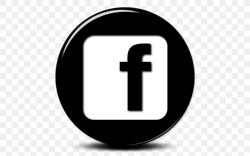 Social Media Facebook Logo, PNG, 512x512px, Social Media, Black And White, Brand, Button, Facebook Download Free