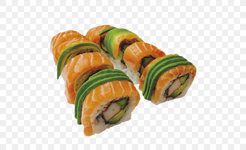 California Roll Sashimi Sushi Poke Salmon, PNG, 500x500px, California Roll, Avocado, Crab Stick, Cuisine, Dish Download Free