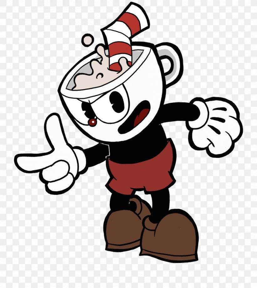 Cuphead Drawing Clip Art, PNG, 895x1000px, Watercolor, Cartoon, Flower, Frame, Heart Download Free