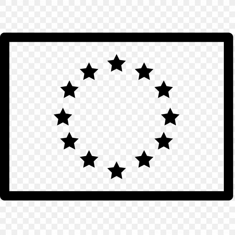 European Union Flag Of Europe, PNG, 1600x1600px, Europe, Area, Black, Black And White, European Union Download Free