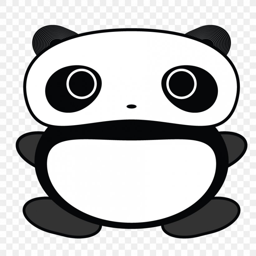 Giant Panda Desktop Wallpaper Clip Art, PNG, 900x900px, Giant Panda, Animation, Black, Black And White, Cuteness Download Free