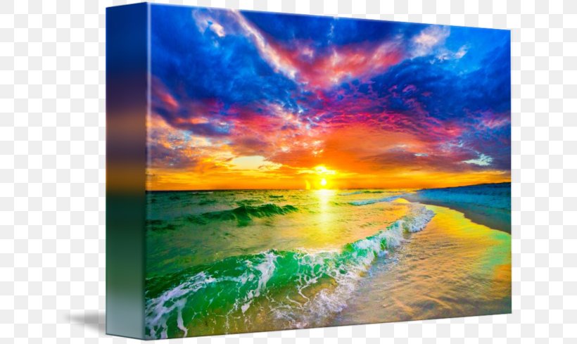 Painting Shore Sea Ocean Picture Frames, PNG, 650x489px, Painting, Acrylic Paint, Art, Beach, Canvas Download Free