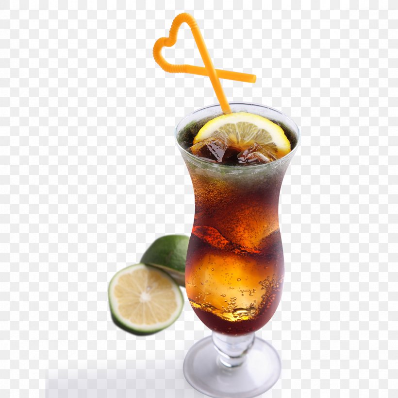 Rum And Coke Long Island Iced Tea Grog Lemonade, PNG, 2362x2362px, Watercolor, Cartoon, Flower, Frame, Heart Download Free