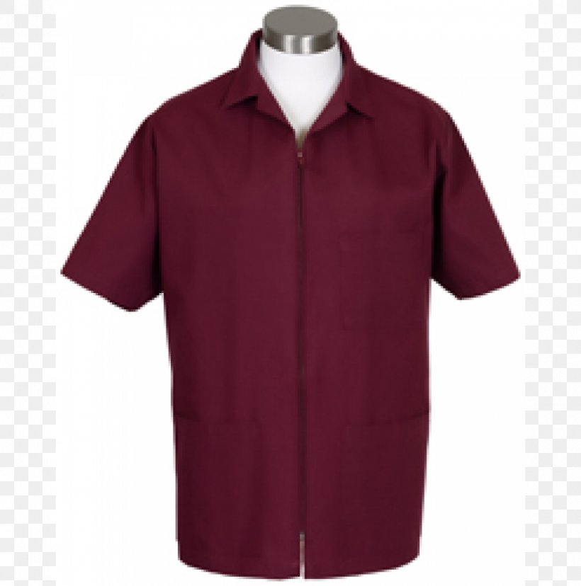 Sleeve T-shirt Button Smock-frock Lab Coats, PNG, 1000x1010px, Sleeve, Burgundy, Button, Collar, Lab Coats Download Free