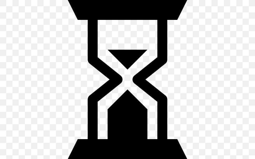 Hourglass Clock, PNG, 512x512px, Hourglass, Black And White, Clock, Egg Timer, Logo Download Free