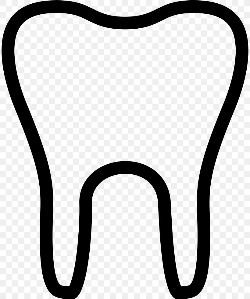 Human Tooth Clip Art, PNG, 810x981px, Tooth, Black, Black And White, Body Jewelry, Cdr Download Free
