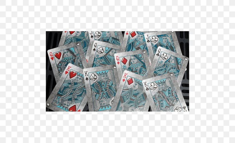 Playing Card Bicycle Blue Heavy Metal Textile, PNG, 500x500px, Playing Card, Bicycle, Blue, Cash, Heavy Metal Download Free