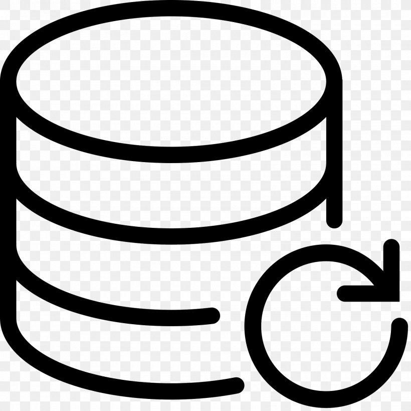 Database Backup SQL Clip Art, PNG, 1600x1600px, Database, Area, Backup, Backup And Restore, Black And White Download Free
