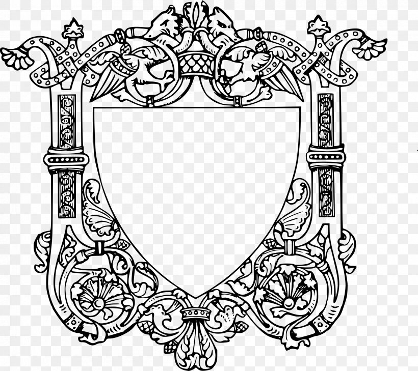 Picture Frames Art Clip Art, PNG, 2400x2136px, Picture Frames, Area, Art, Black And White, Decorative Arts Download Free
