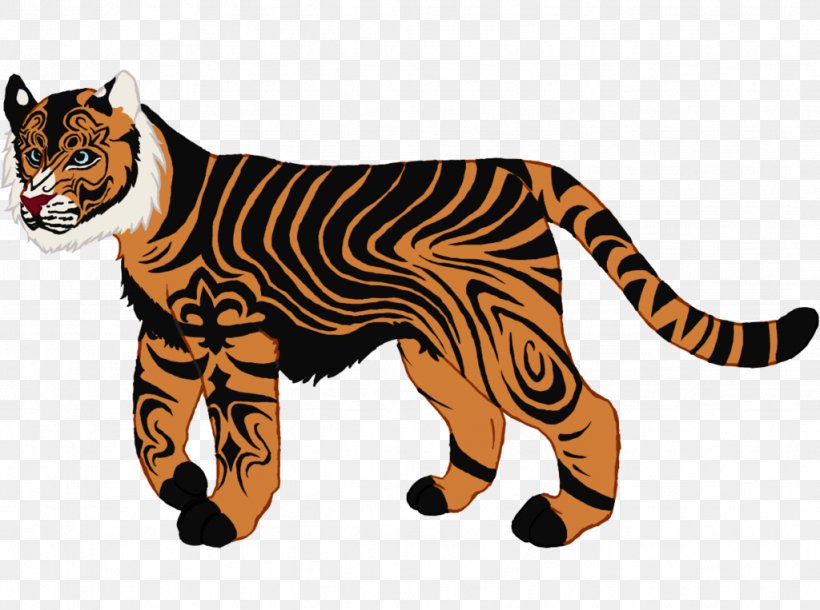Tiger Ocelot Whiskers Big Cat, PNG, 1024x763px, Tiger, Animal, Animal Figure, Big Cat, Big Cats Download Free