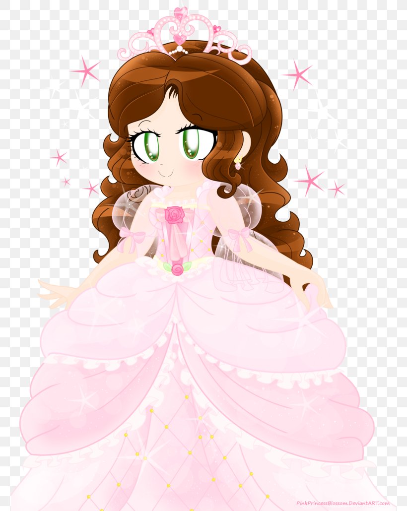 Brown Hair Pink M Fairy Doll, PNG, 776x1030px, Watercolor, Cartoon, Flower, Frame, Heart Download Free