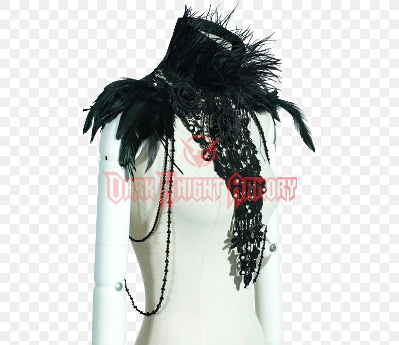 Goth Subculture Feather Steampunk Necklace Shrug, PNG, 708x708px, Goth Subculture, Bead, Cape, Choker, Cloak Download Free