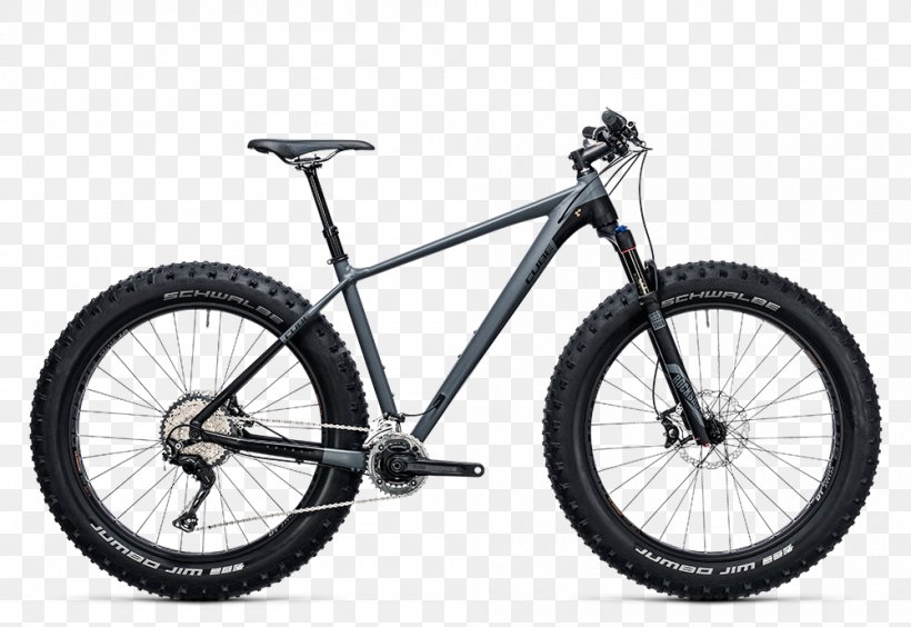 Bicycle Mountain Bike Fatbike Cycling Tire, PNG, 1000x688px, Bicycle, Automotive Exterior, Automotive Tire, Automotive Wheel System, Bicycle Drivetrain Part Download Free
